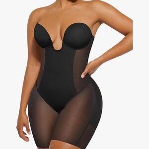 Elegant Black Shapewear Bodysuit
